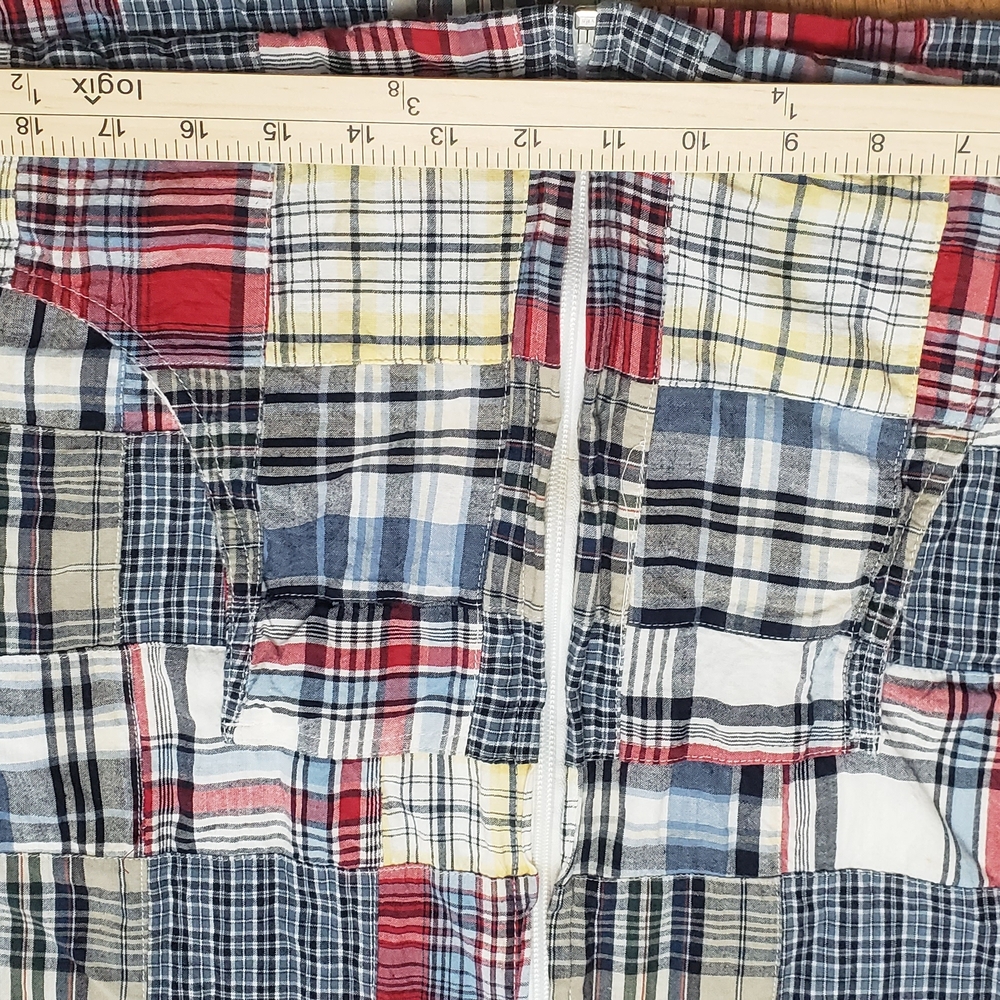 Serengeti Multicolor Plaid Patchwork Jacket See P… - image 6